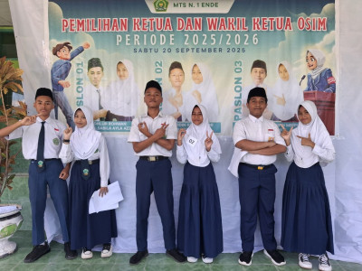 KAMPANYE PEMILIHAN KETUA DAN WAKIL KETUA OSIM MTs NEGERI 1 ENDE TAHUN 2025